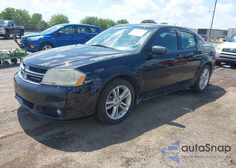 2013 Dodge Avenger Sxt from USA, damaged, VIN 1C3CDZCB9DN675331